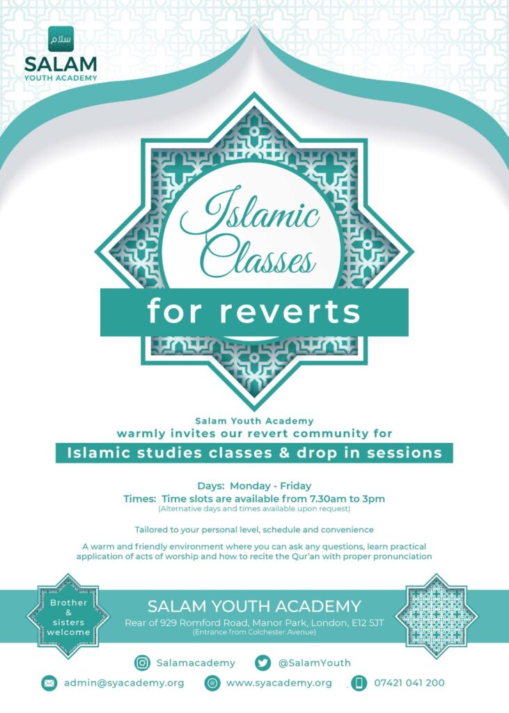 Islamic Classes for Reverts