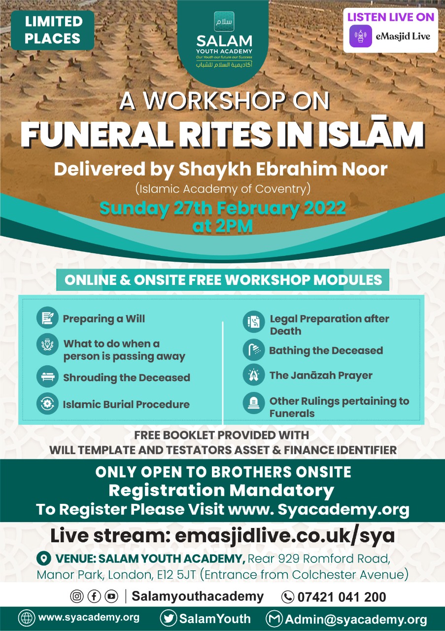 Work Shop Funeral Rites In Islam